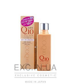 Лосьон для лица с коэнзимом Q10 и коллагеном - Kose Cosmeport Q10 AGE Essence Lotion