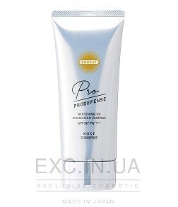 Солнцезащитный крем с транексамовой кислотой - Kose Suncut Pro Defense  Whitening UV Essence SPF50  PA++++ 